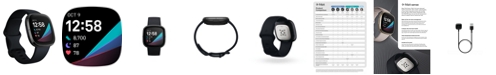 Fitbit Sense Carbon Strap Smart Watch 39mm